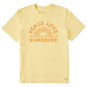 Men's Peace Love Sunshine Short Sleeve Tee