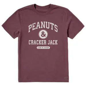 Men's Peanuts and Cracker Jack Short Sleeve Crusher Tee