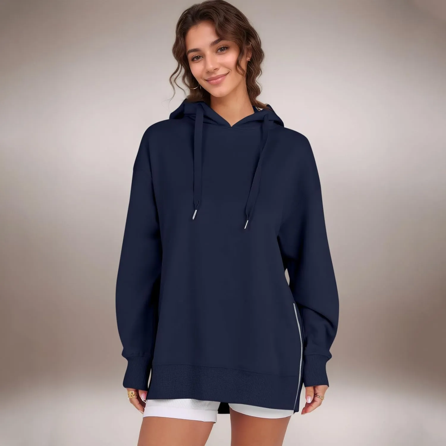 Oversized Hoodies for Women Pullover Fleece Lined Hooded Sweatshirt Teen Girls Cute Fall Sweaters Outfits