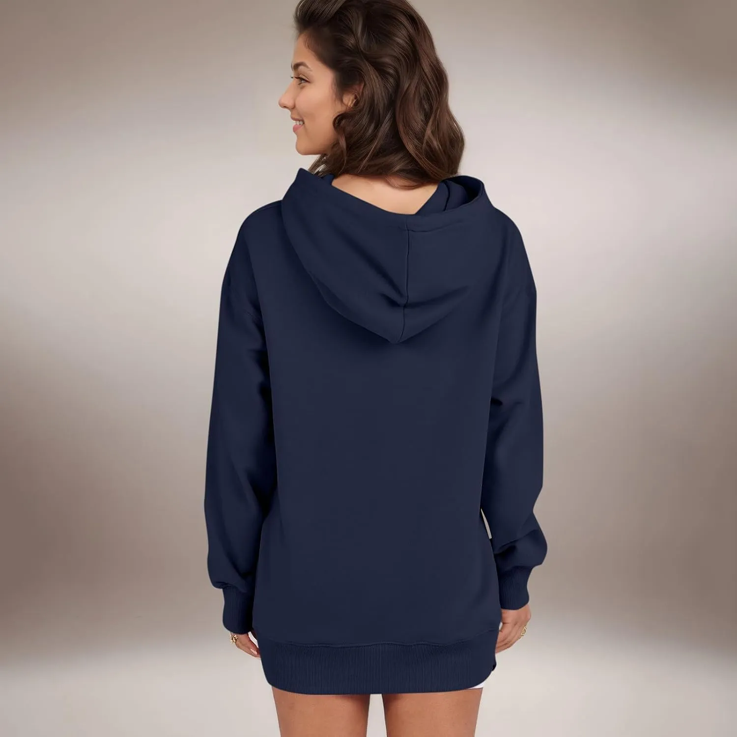 Oversized Hoodies for Women Pullover Fleece Lined Hooded Sweatshirt Teen Girls Cute Fall Sweaters Outfits