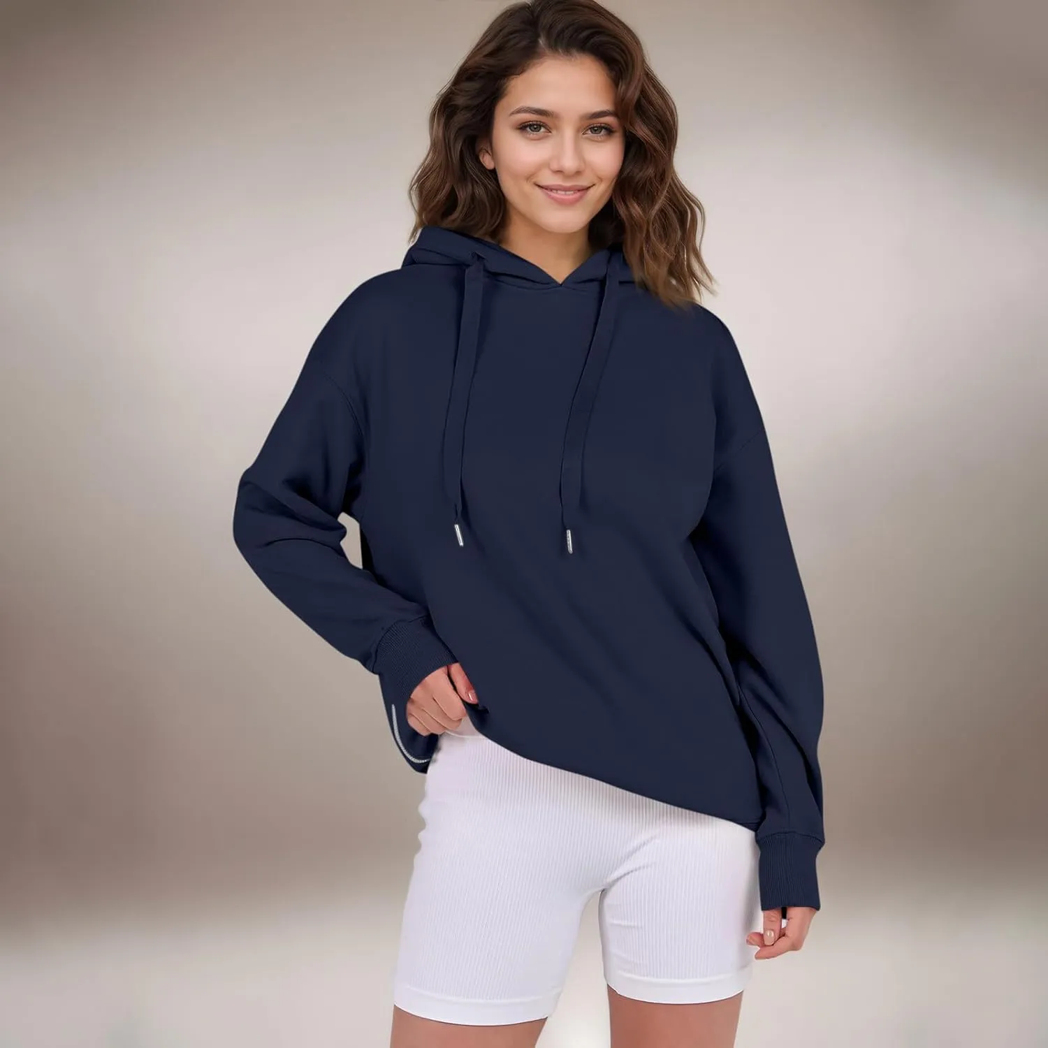 Oversized Hoodies for Women Pullover Fleece Lined Hooded Sweatshirt Teen Girls Cute Fall Sweaters Outfits