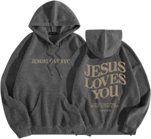 Palm Puff Oversized Hoodies for Women Teen Girls, Preppy Sweatshirt Long Sleeve Y2K Graphic Tees with Pockets