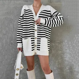 Pamela Cosy Fashion All-match Patchwork Style Women Sweater
