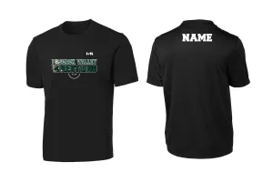 Pascack Valley Wrestling Dryfit Performance Tee - Black / Silver