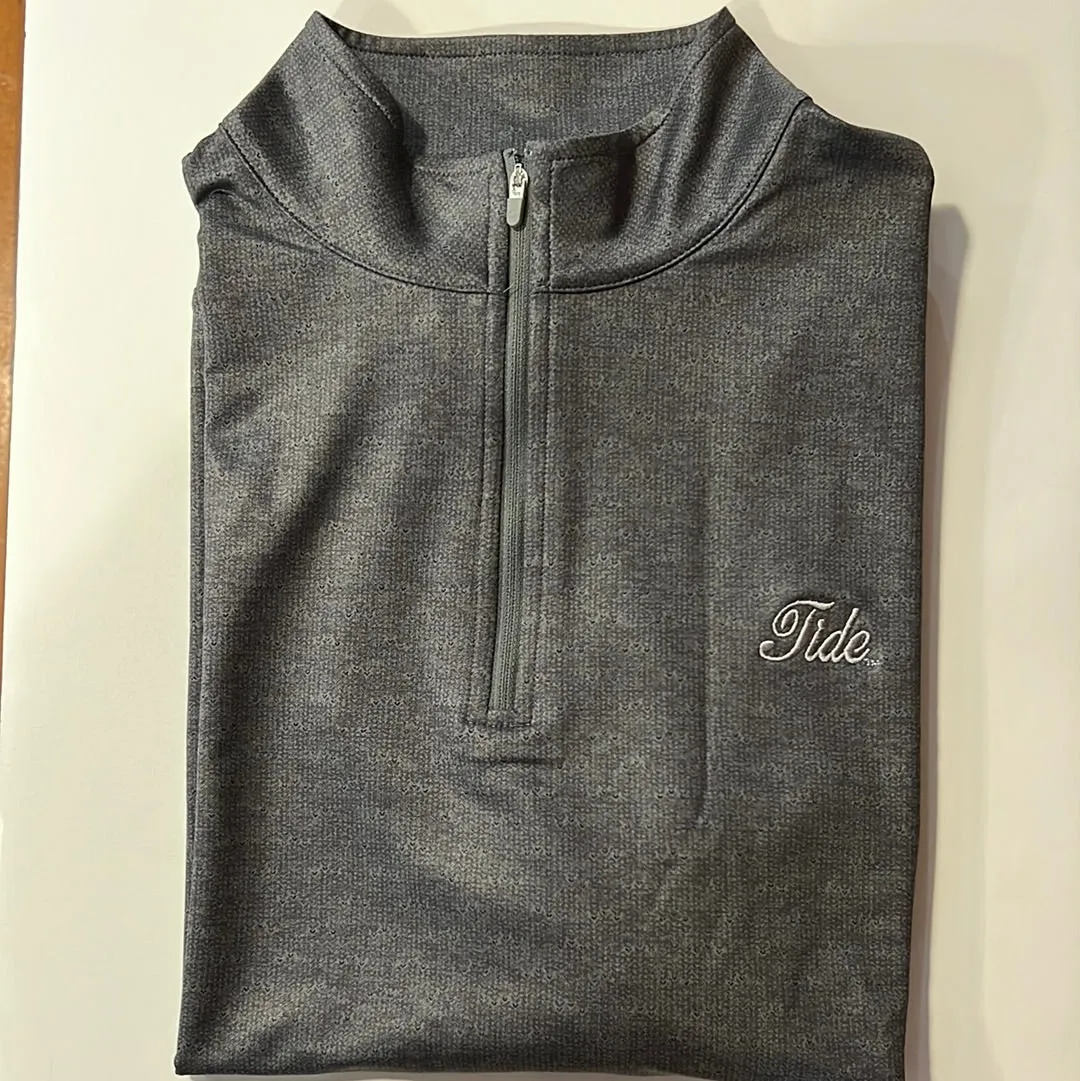 Peter Millar Iron Perth Quarter Zip (Tide Script)