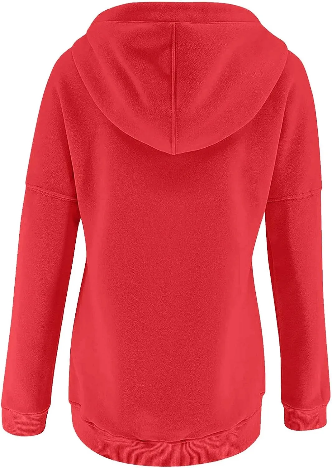 PETYCZEN Oversized Sweatshirts for Women 2023 Fall Clothes Casual Long Sleeve Button Down Y2K Hoodie Drawstring Pullover Tops