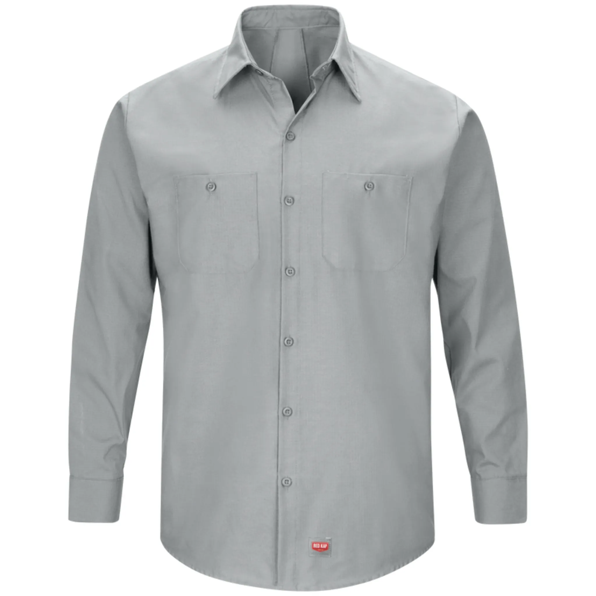 Red Kap SX10 Men's Long Sleeve Rip Stop Work Shirt with MIMIX - Enhanced Mobility, Durable Ripstop, Breathable Mesh Panels | Sizes S-4XL