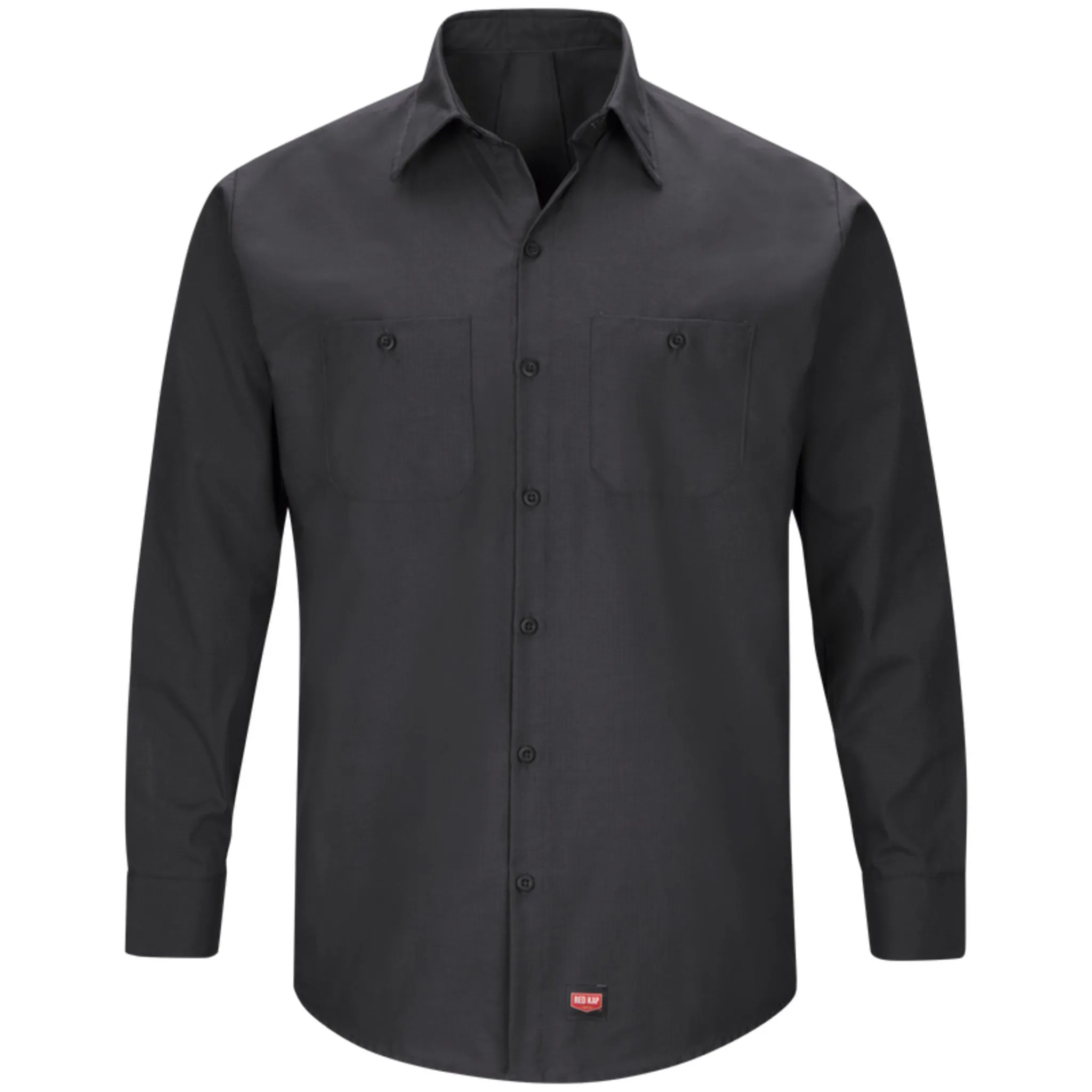 Red Kap SX10 Men's Long Sleeve Rip Stop Work Shirt with MIMIX - Enhanced Mobility, Durable Ripstop, Breathable Mesh Panels | Sizes S-4XL