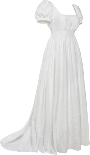 Regency Dresses for Women Luxurious Lace Empire Waist Dress