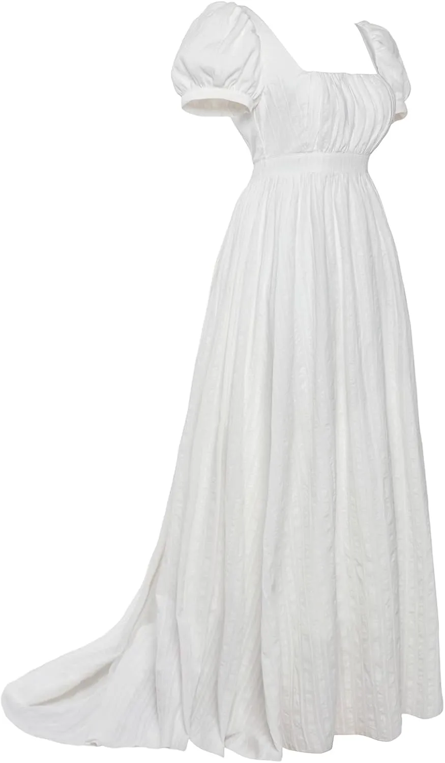 Regency Dresses for Women Luxurious Lace Empire Waist Dress