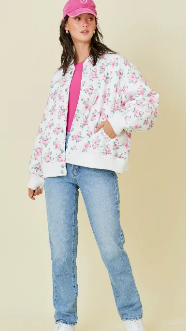 Rosetta Bloom Bomber Jacket