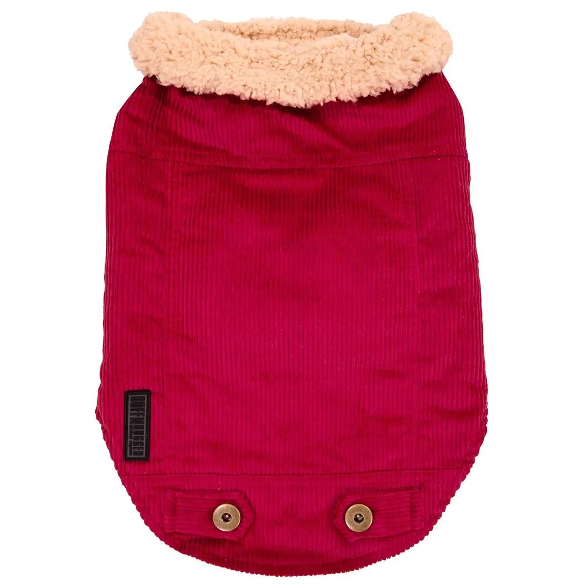 Ruff n Rugged Corduroy Dog Jacket Barn Red