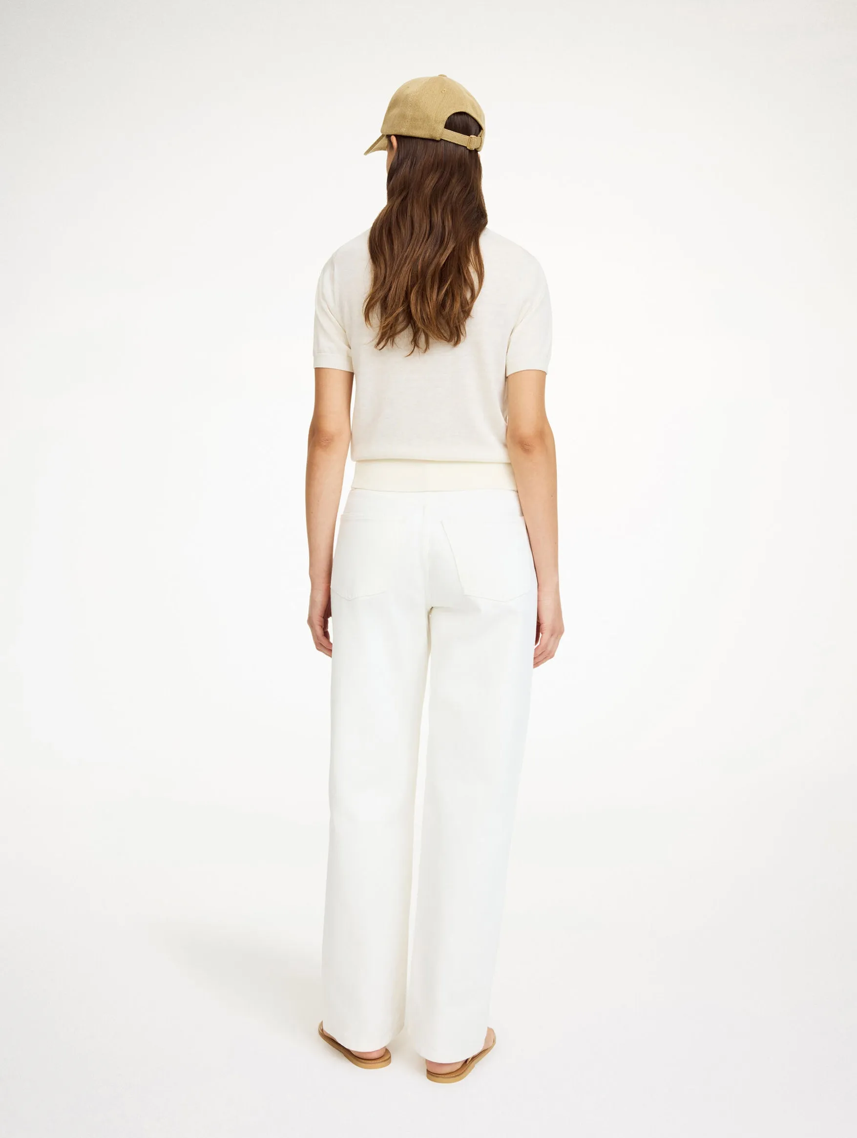 Tala Sweater Top in Soft White