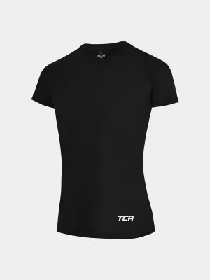 TCA Women's Lightweight Short Sleeve Shirt  Breathable Athletic Running T-Shirt for Yoga, Running, Gym, Training, and Fitness