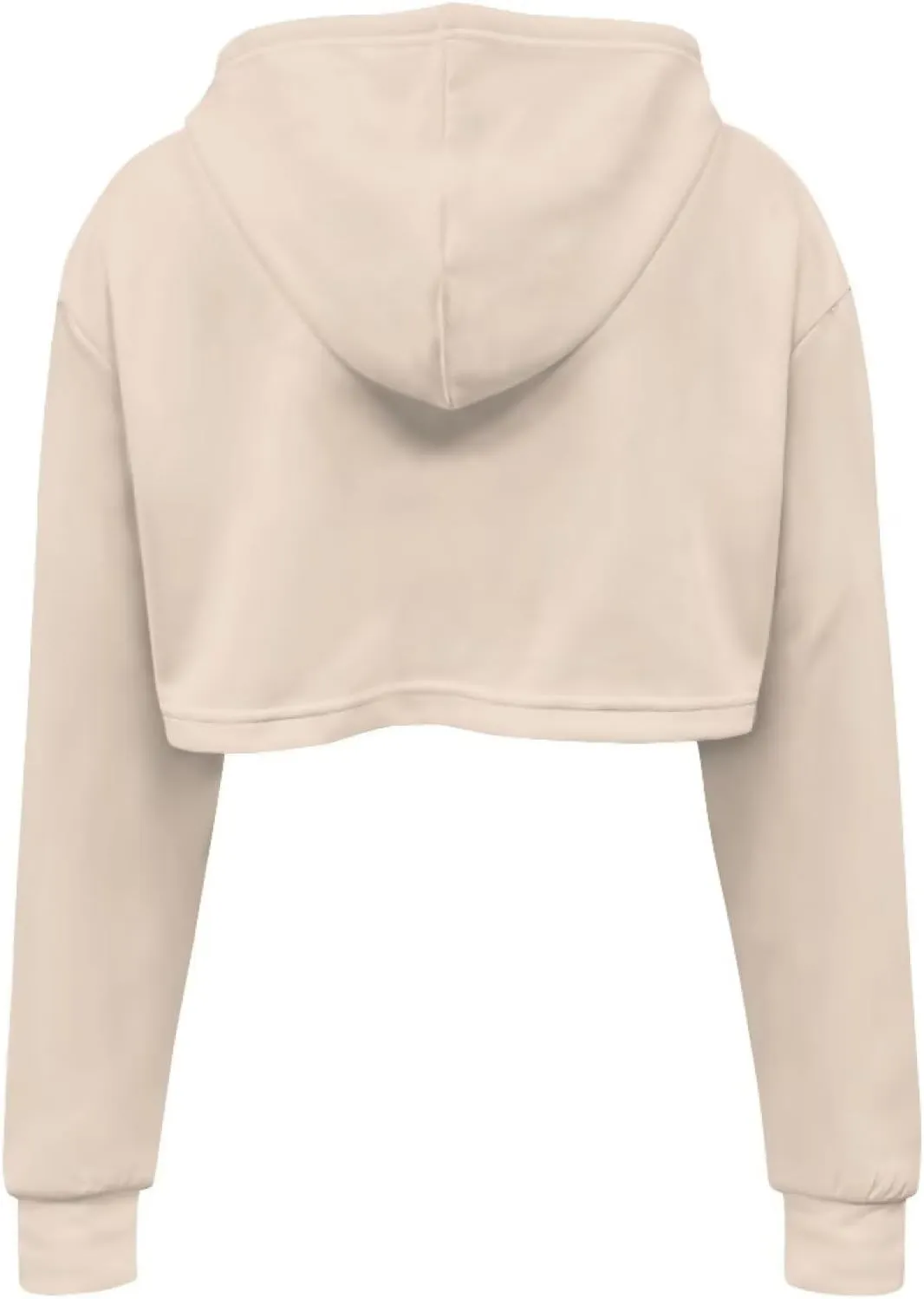 TODIYADDU Fashion Womens Hooded Pullover Sweatshirts Crop Drawstring Hoodie Athletic Wear Oversized Crop Tops for Teen Girls