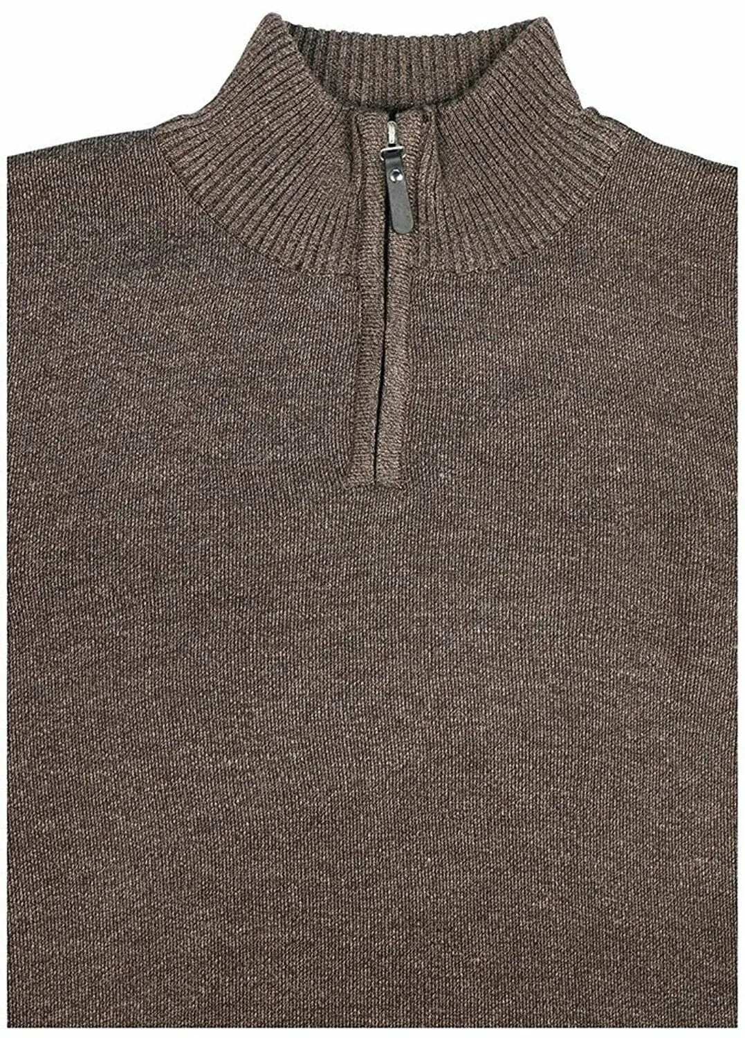 True Rock Men's 1/4 Zip Solid Knit Sweater - CLEARANCE - FINAL SALE