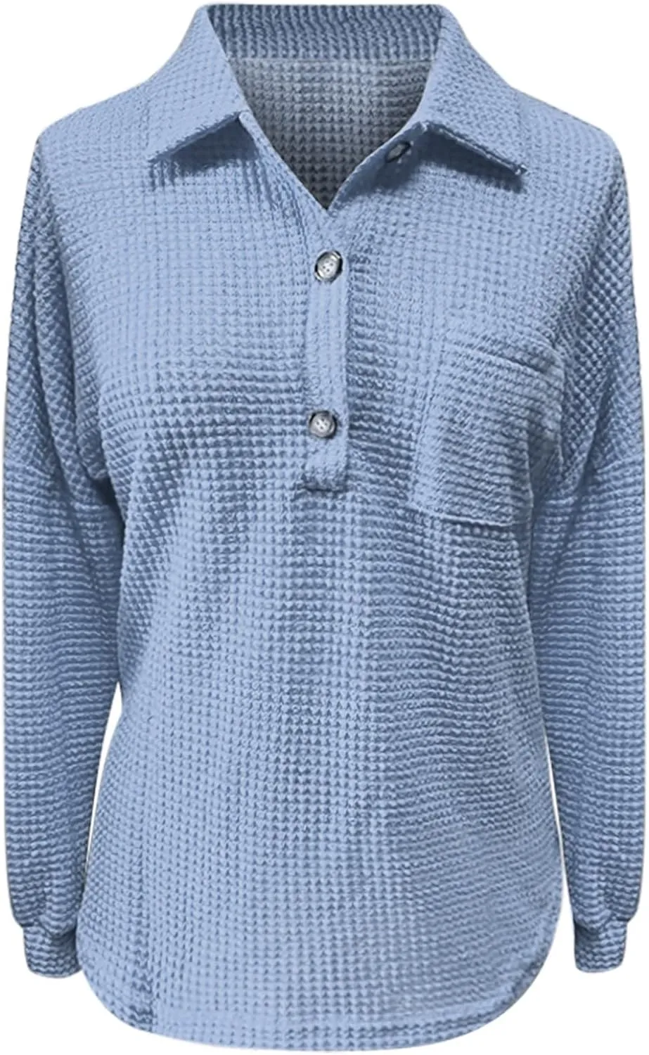 Tunic Tops for Women Loose Fit Dressy Long Sleeve Shirts for Women Fall Outfits for Women 2024 Half Zip Up Tops