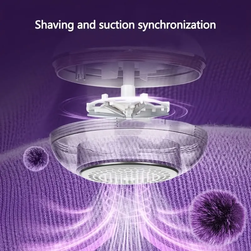 USB Rechargeable Fabric Shaver – 6-Blade Lint Remover for Clothes & Furniture