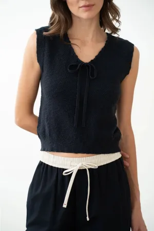 V-Neck Knit Vest