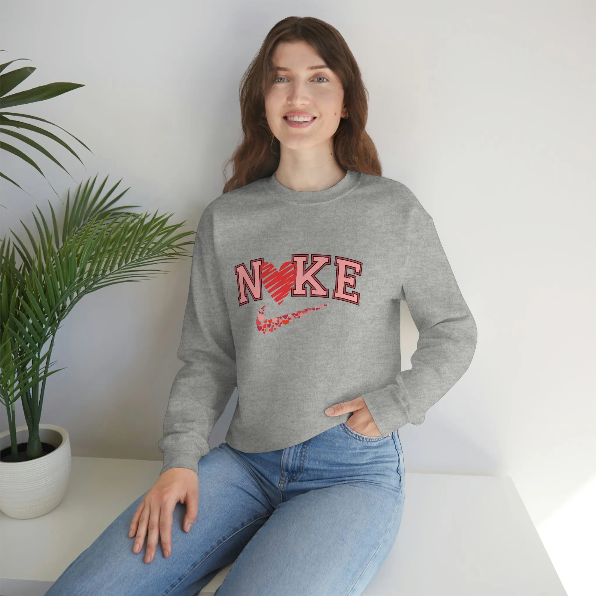 Valentine Day Printed Sweatshirt, Vintage Butterfly Sweatshirt, Crewneck Sweatshirt, Vintage Sweater,Printed Hoodie, Trendy Sweashirt Crewneck Sweatshirt