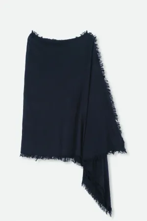 VARA HAND-DYED FINE GAUGE MERINO CASHMERE BLEND MIDNIGHT NAVY