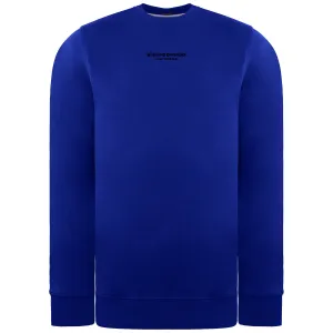 Weekend Offender Logo Mens Blue Sweater