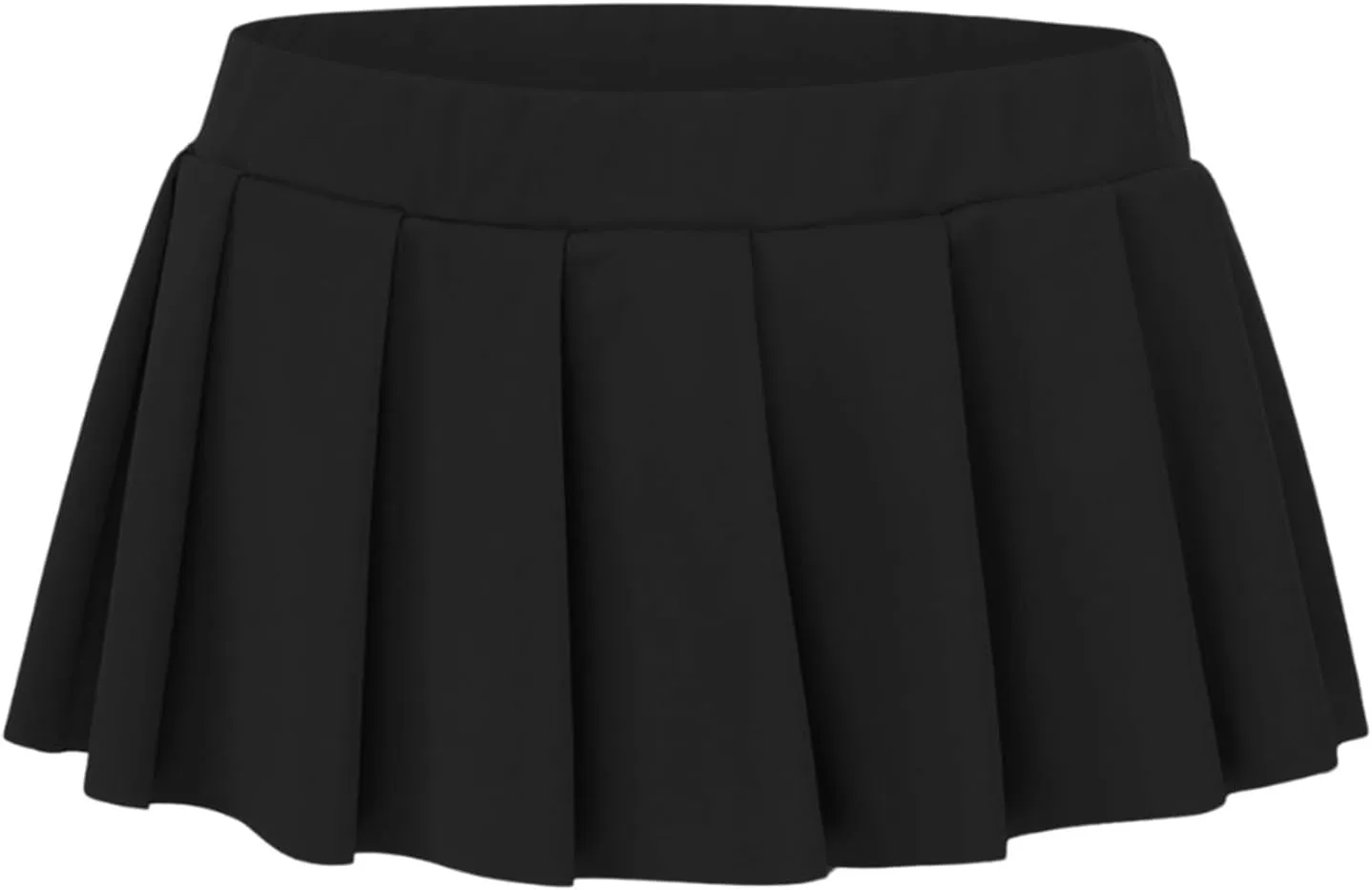 Women Sexy Role Play Pleated Mini Skirt Ruffle Lingerie for Schoolgirl Silk Midi Skirt