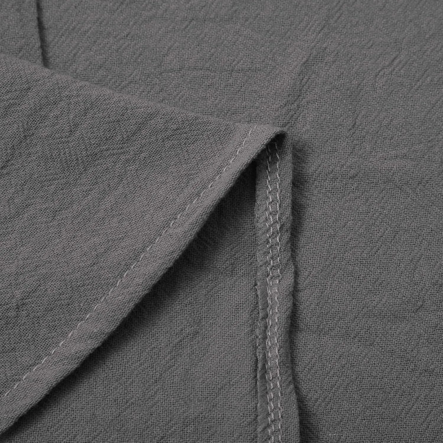 Women Short Sleeve Shirts Summer Linen Cotton Stand Button Shirts Minimalist Solid Loose Blouse Elegant Versatile Tops