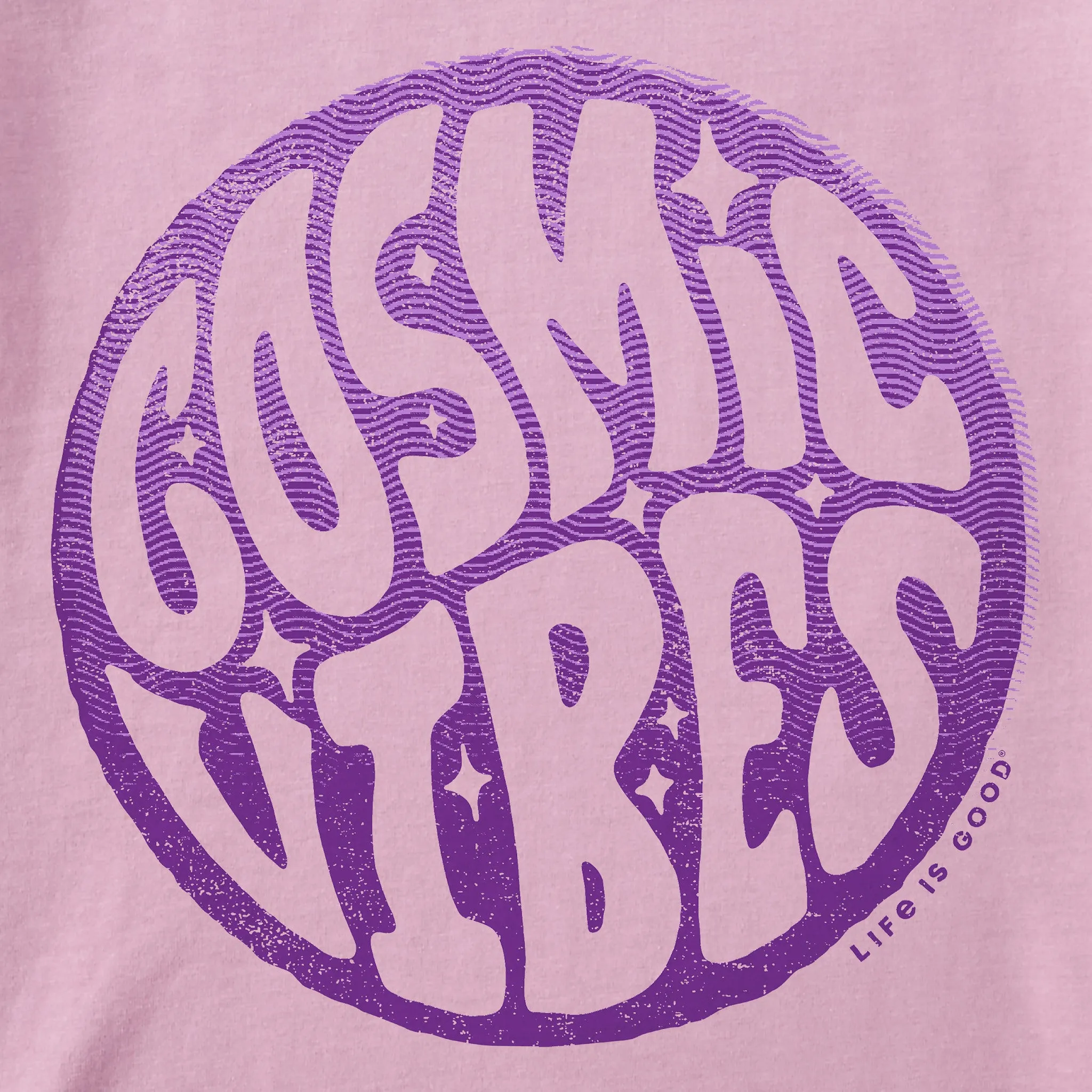 Women's Cosmic Vibes Short Sleeve Crusher Vee