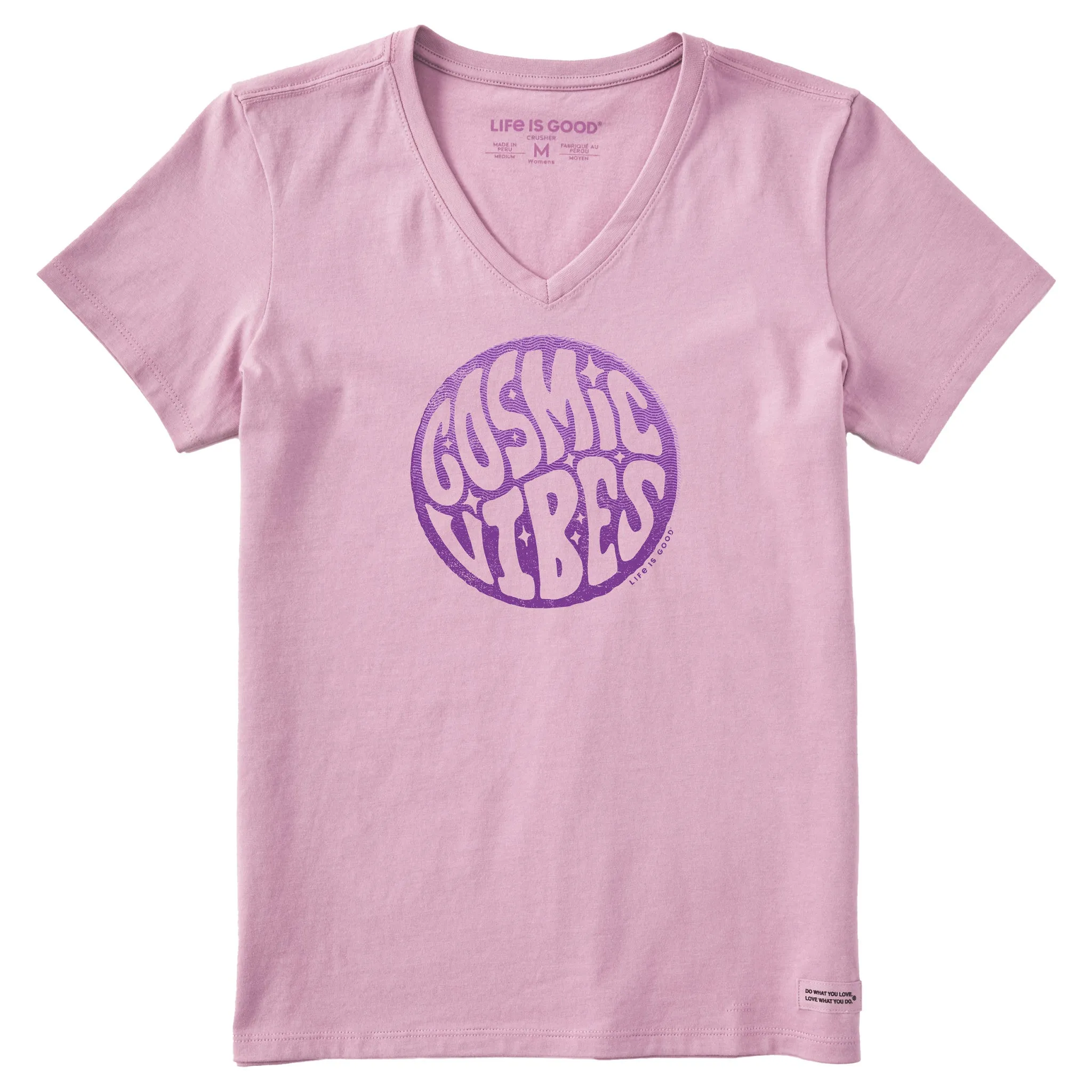 Women's Cosmic Vibes Short Sleeve Crusher Vee