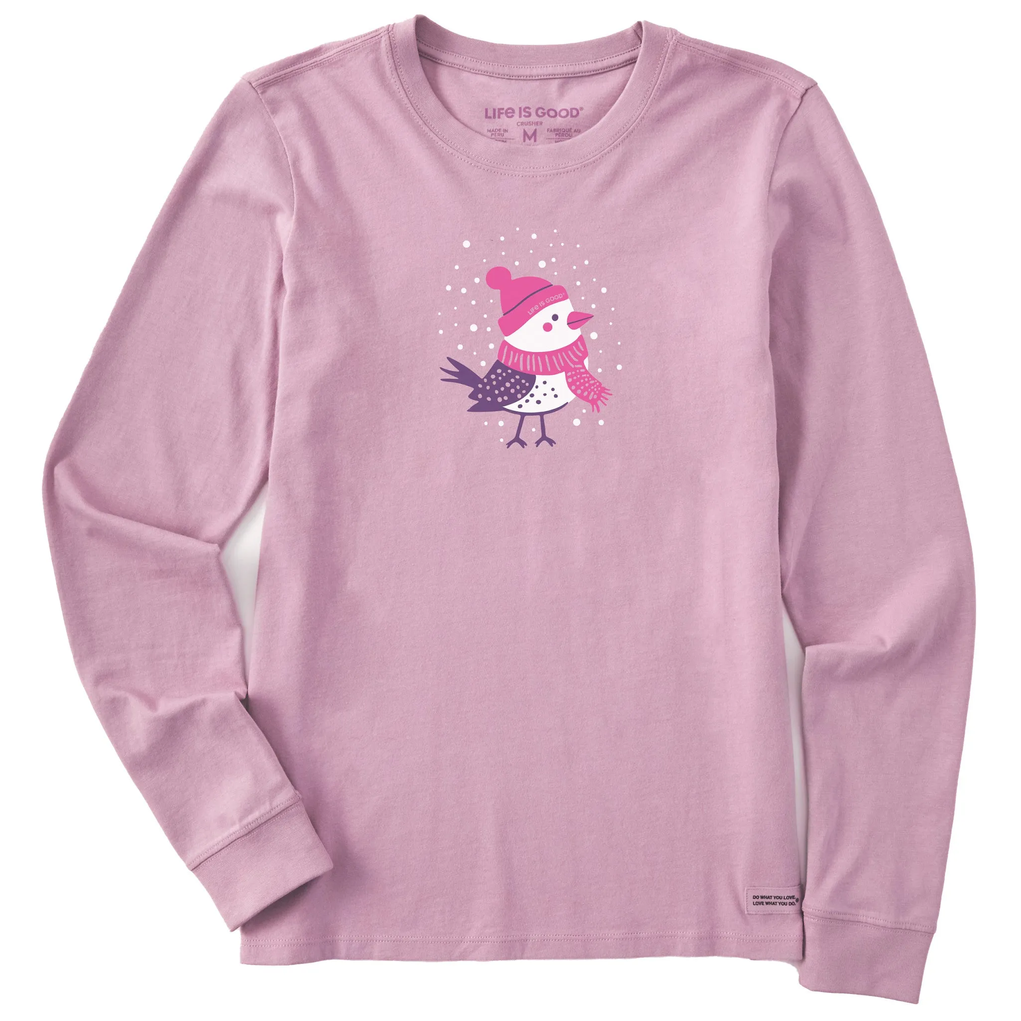 Women's Cozy Snowbird Long Sleeve Crusher Tee