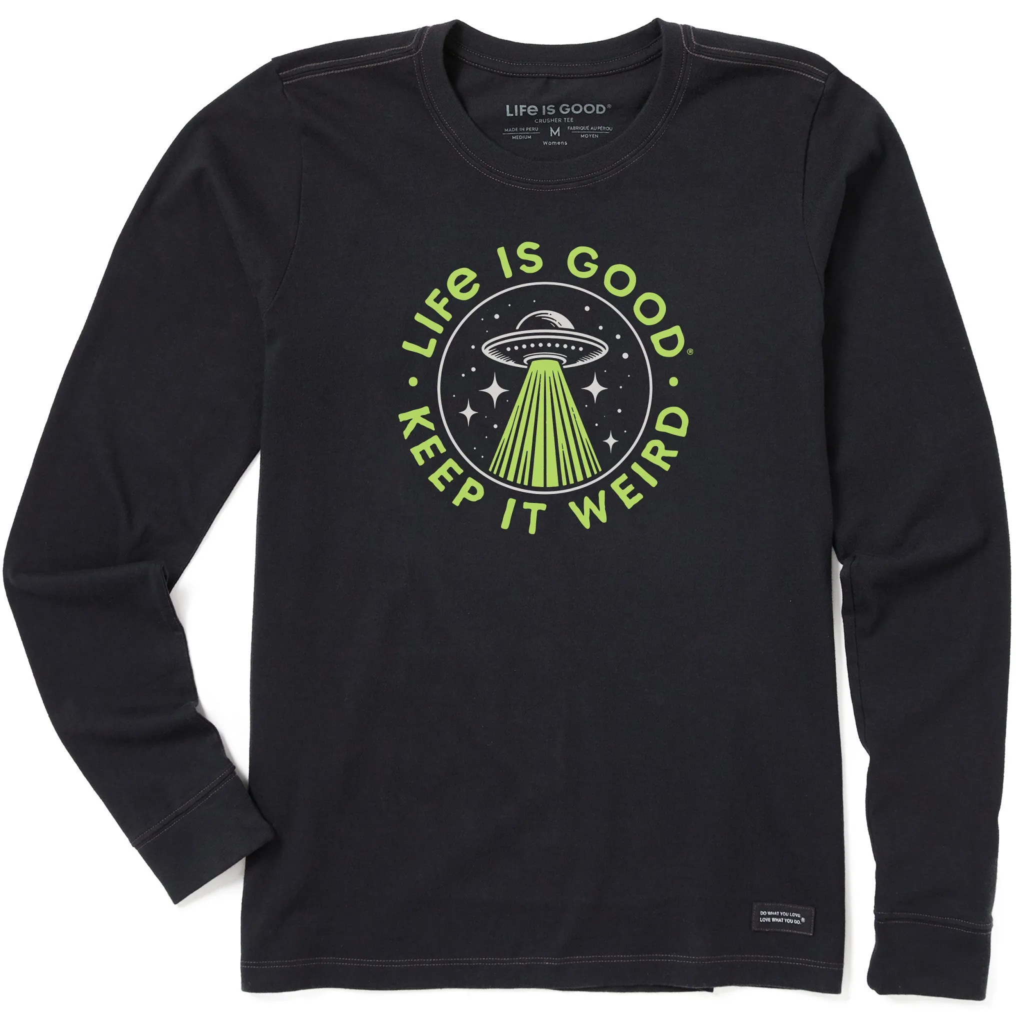 Women's Crafty Flying Saucer Long Sleeve Crusher Tee
