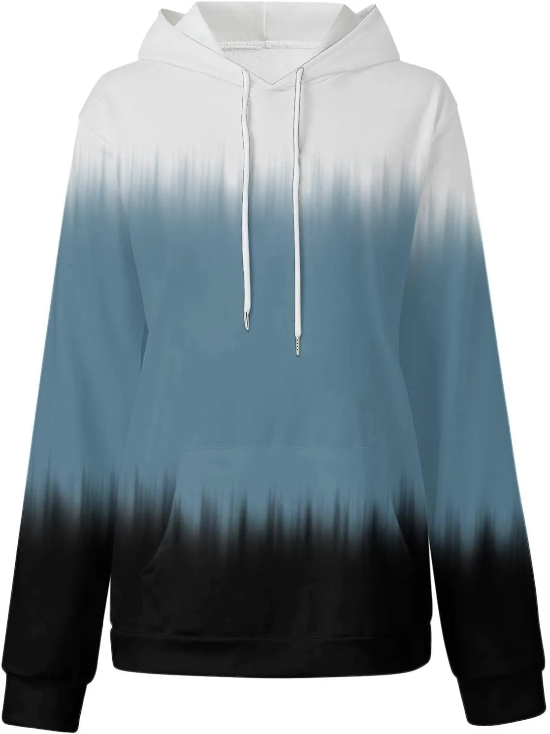 Womens Fall Fashion 2024 Trendy Oversized Hoodie Sweatshirts Gradient Color Casual Drawstring Hoodies Pullover