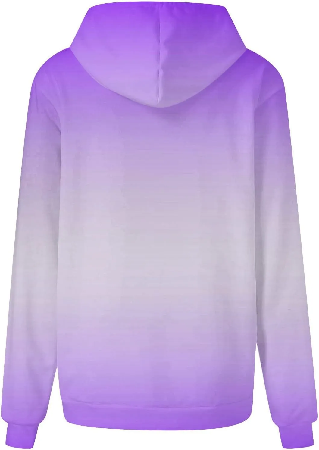 Womens Fall Fashion 2024 Trendy Oversized Hoodie Sweatshirts Gradient Color Casual Drawstring Hoodies Pullover