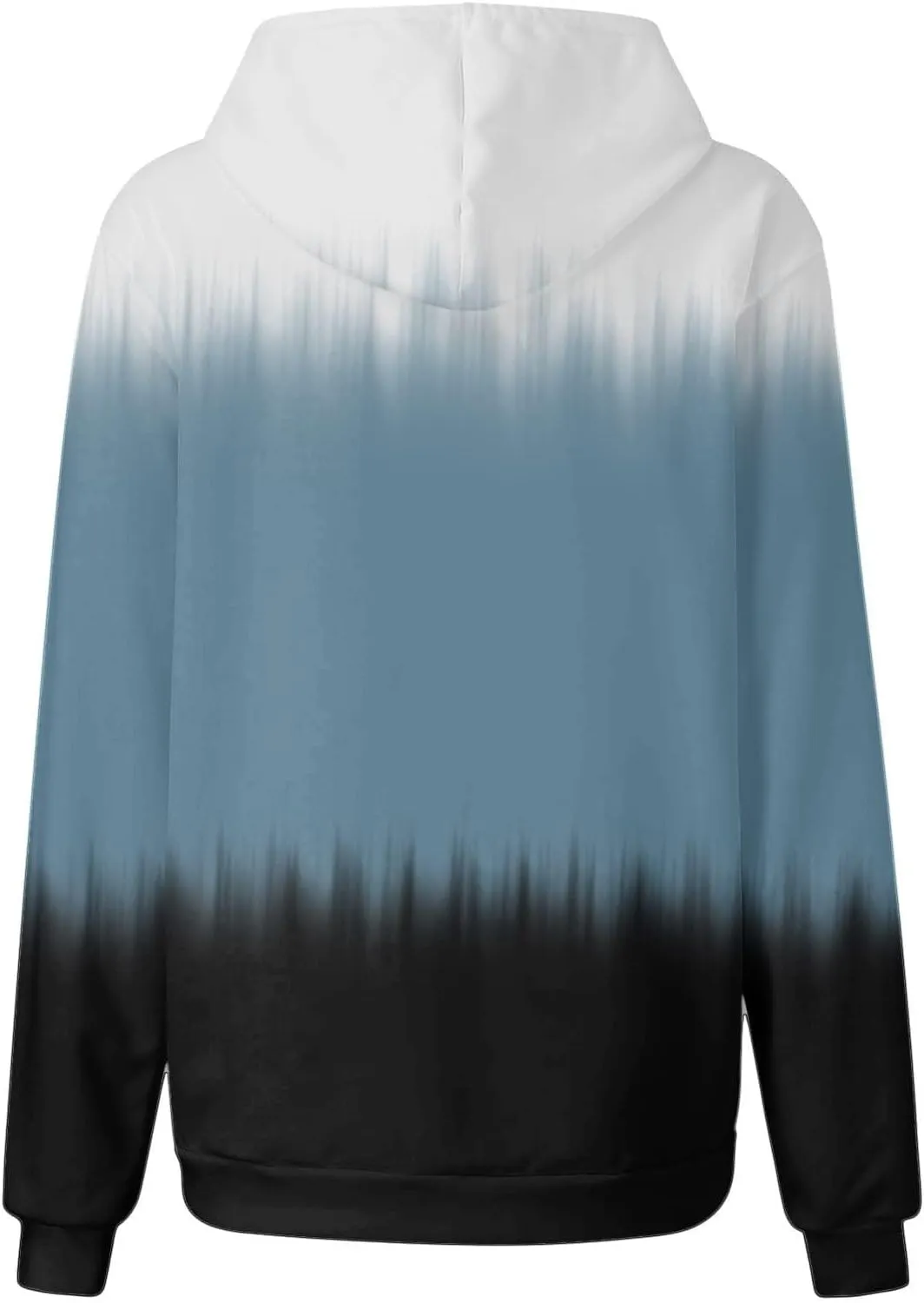 Womens Fall Fashion 2024 Trendy Oversized Hoodie Sweatshirts Gradient Color Casual Drawstring Hoodies Pullover