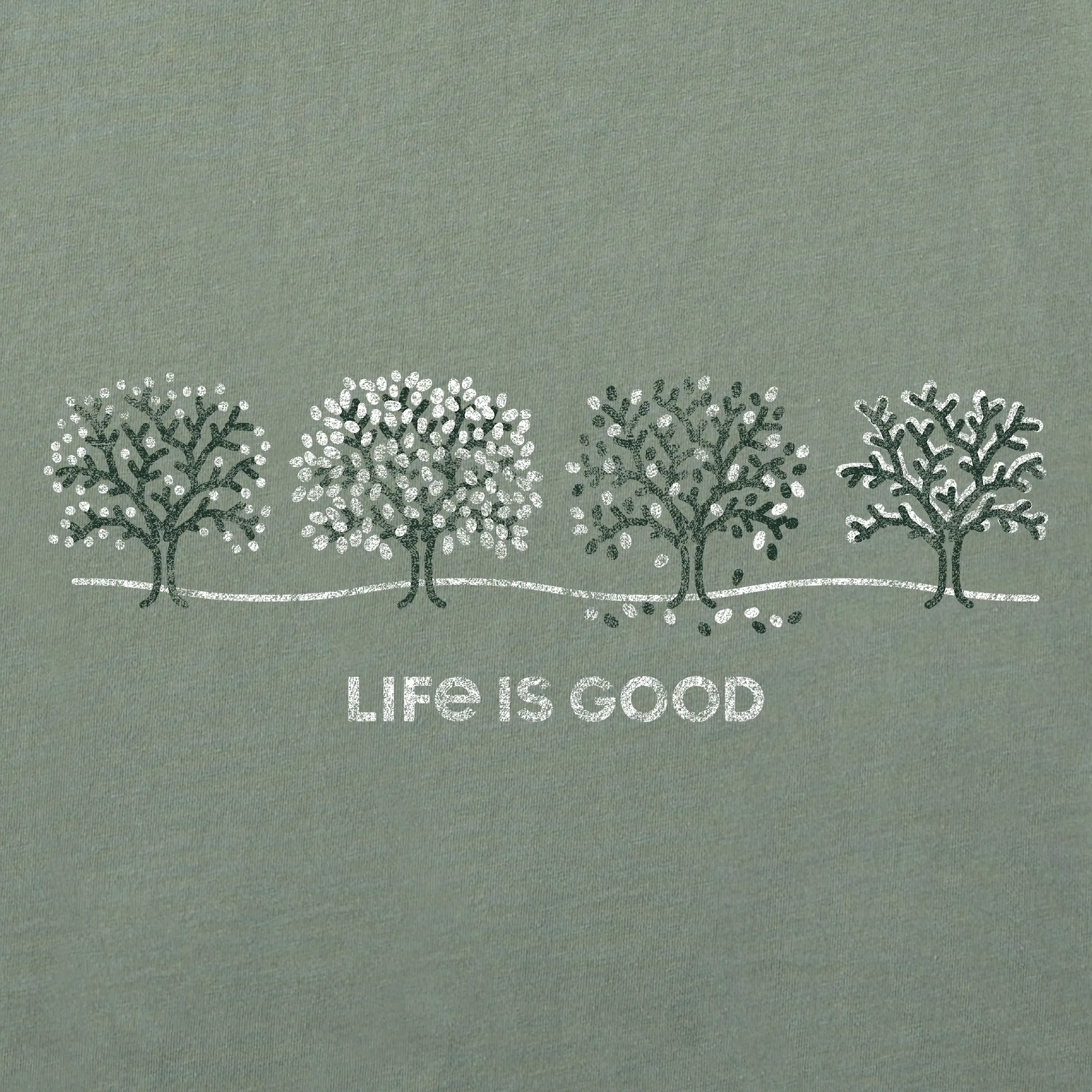 Women's Four Seasons Trees Long Sleeve Crusher Tee