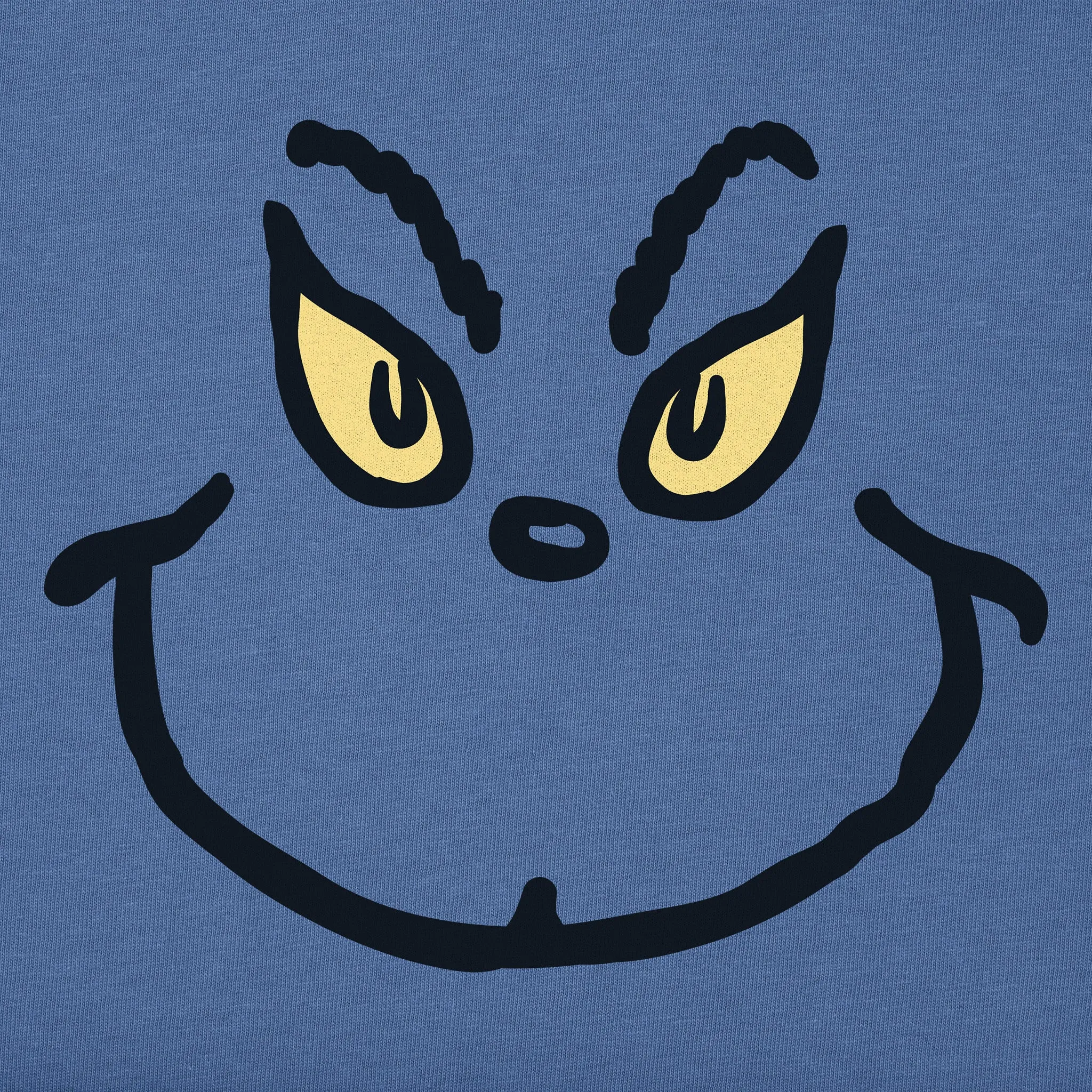 Women's Grinch Grin Long Sleeve Crusher Tee