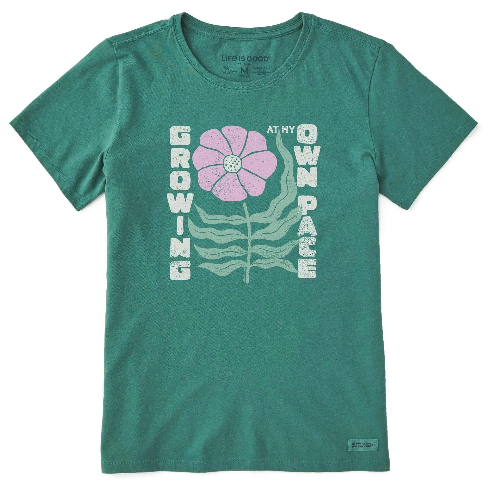 Women's Growing at my Own Pace Short Sleeve Crusher Tee