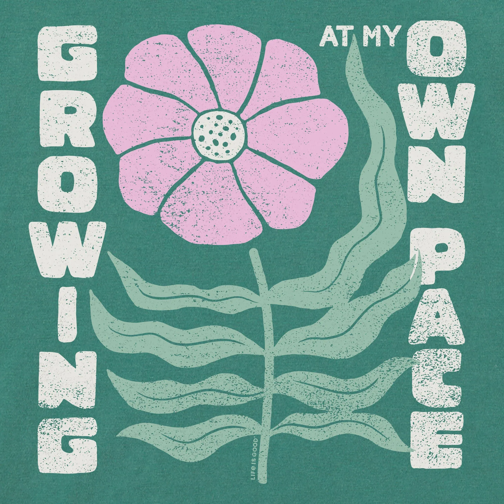 Women's Growing at my Own Pace Short Sleeve Crusher Tee