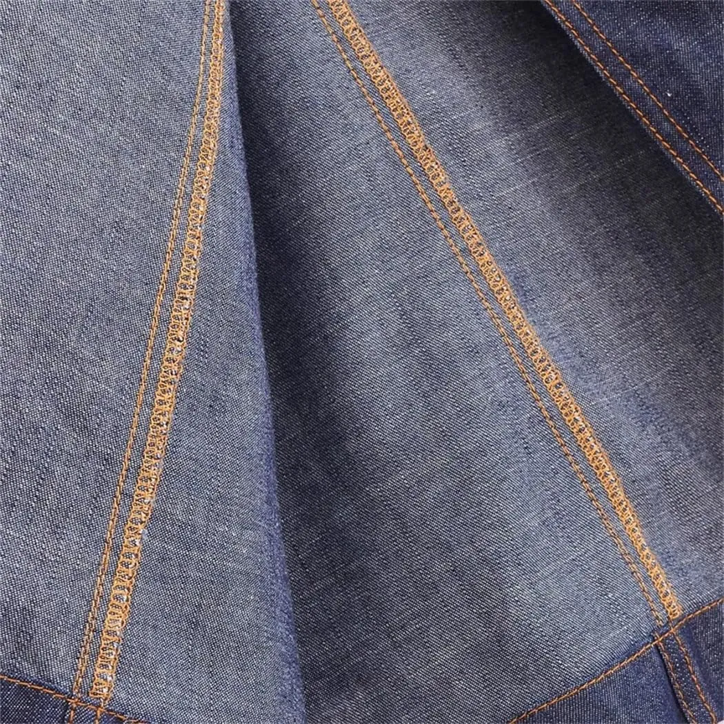 Women's High Waisted A-Line Denim Midi Skirt Summer Casual Office Elegant Jean Skirt
