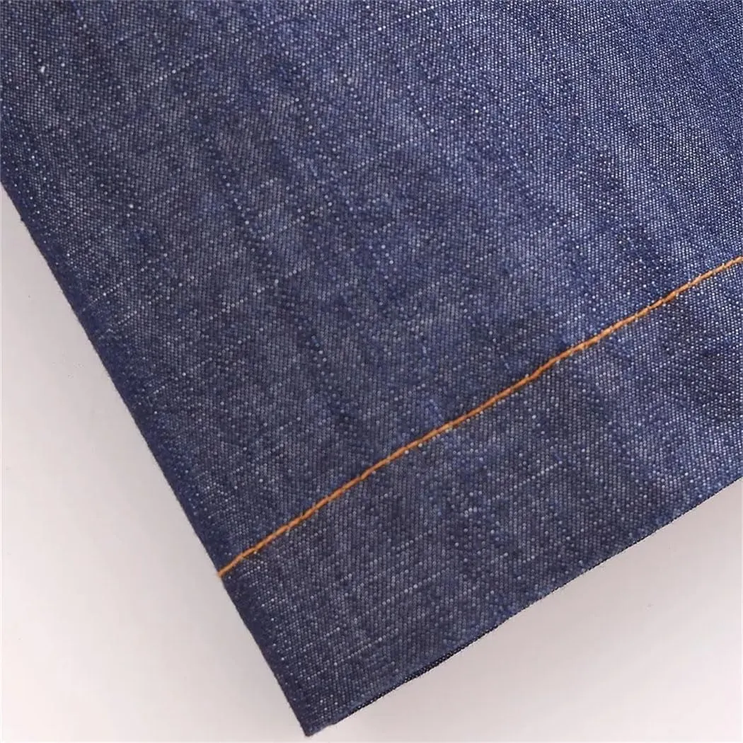 Women's High Waisted A-Line Denim Midi Skirt Summer Casual Office Elegant Jean Skirt