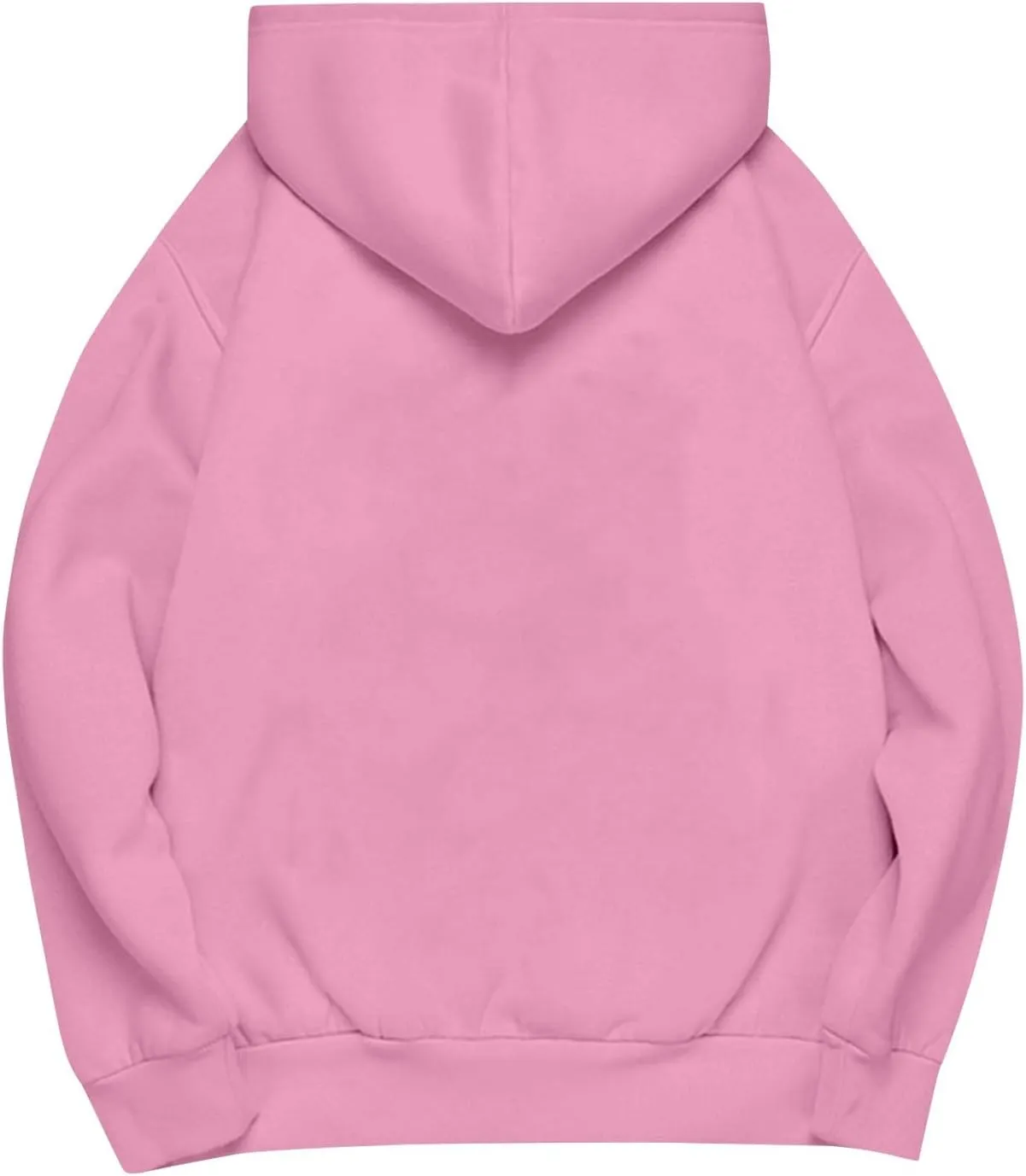 Womens Hoodies Pullover Fleece Lined Oversized Hooded Sweatshirts Teen Girls Sweaters Y2k Hoodie with Pockets