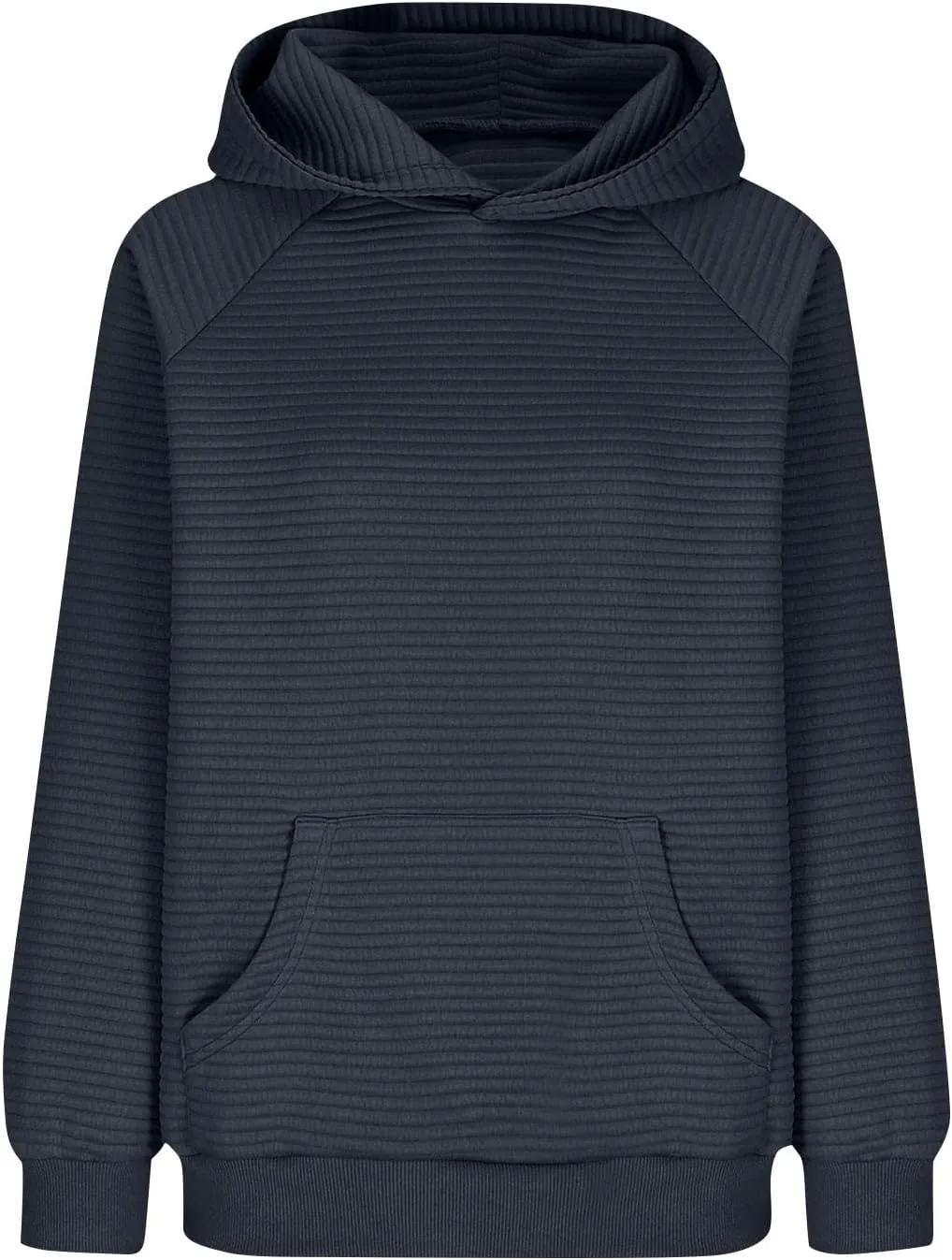 Women's Long Sleeve Hoodies Fashion Comfy Plain Hoodie with Pockets Loose Pullover Tops