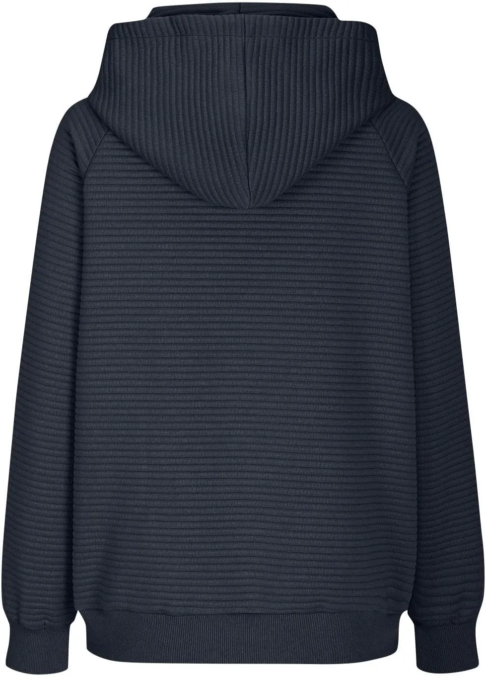 Women's Long Sleeve Hoodies Fashion Comfy Plain Hoodie with Pockets Loose Pullover Tops