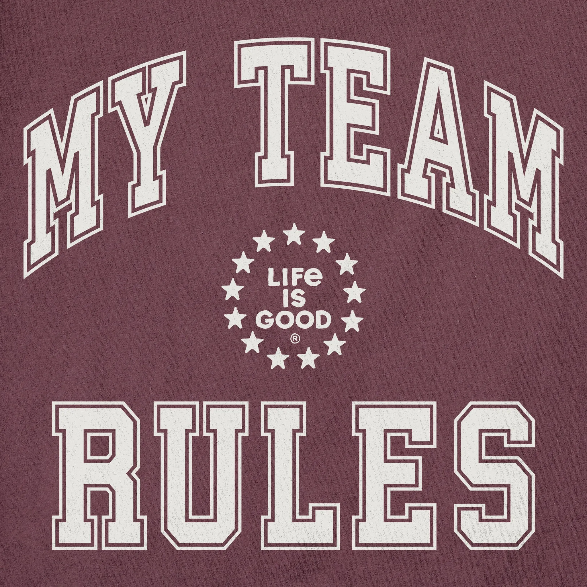 Women's My Team Rules Short Sleeve Crusher Tee