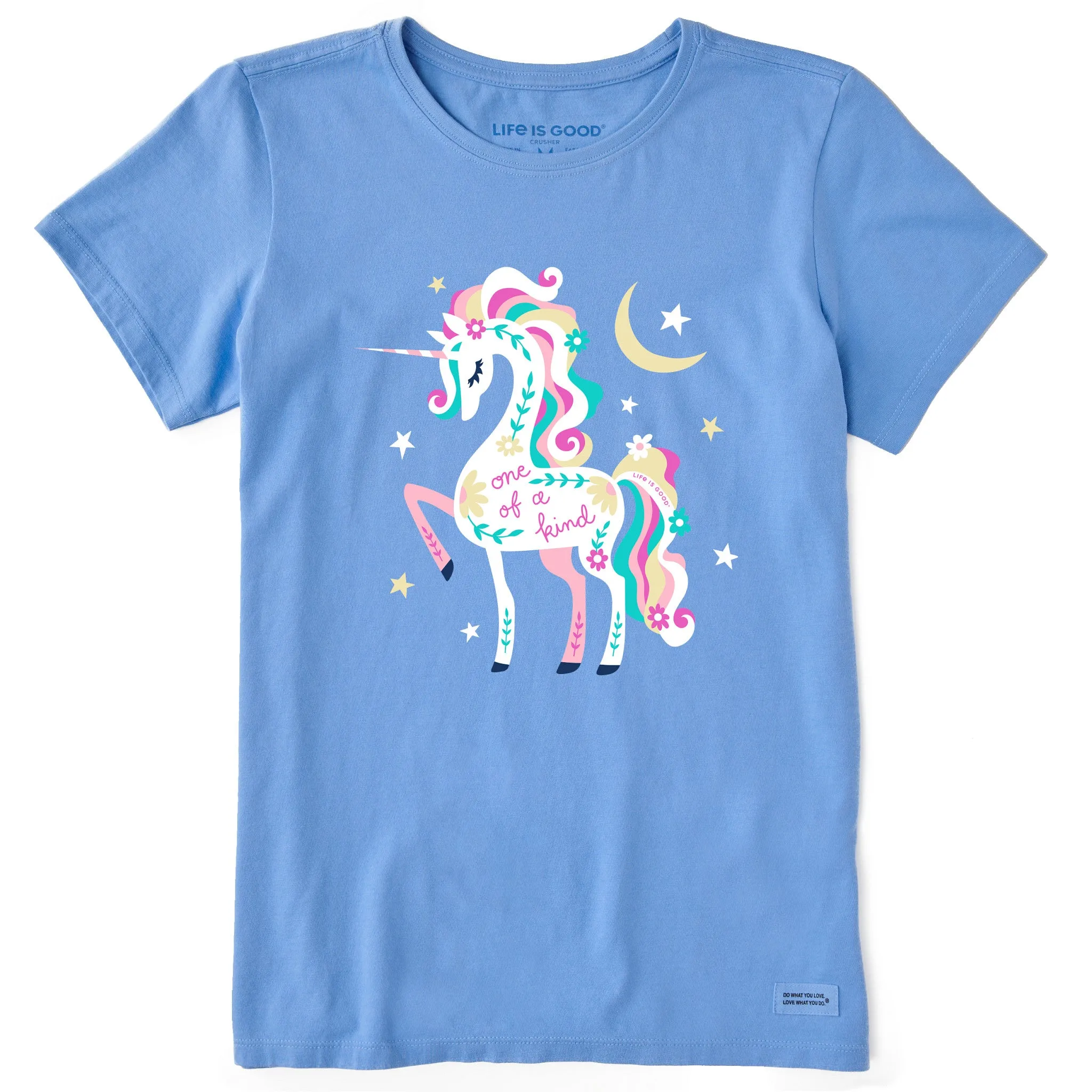 Women's One of a Kind Unicorn Short Sleeve Crusher Tee