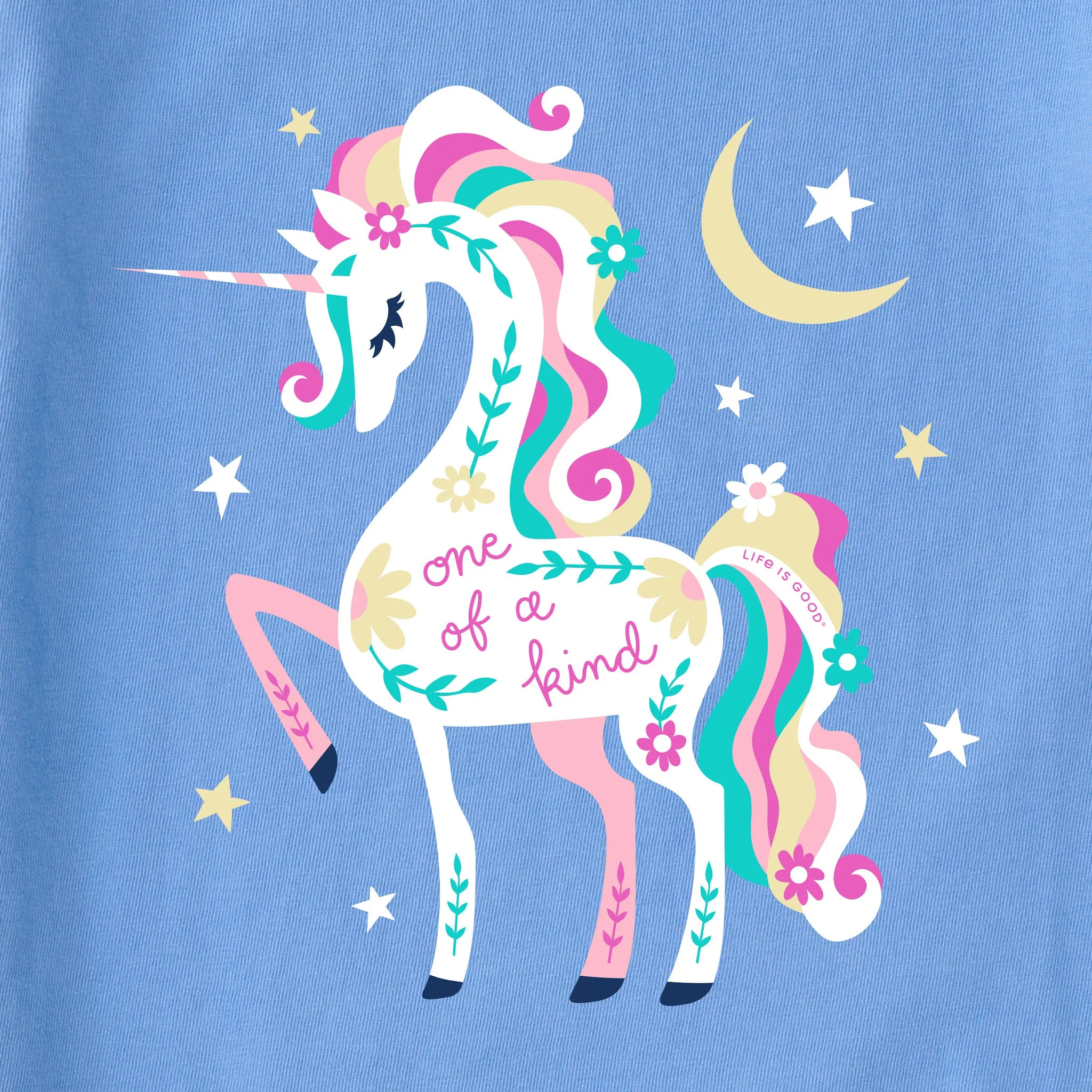 Women's One of a Kind Unicorn Short Sleeve Crusher Tee