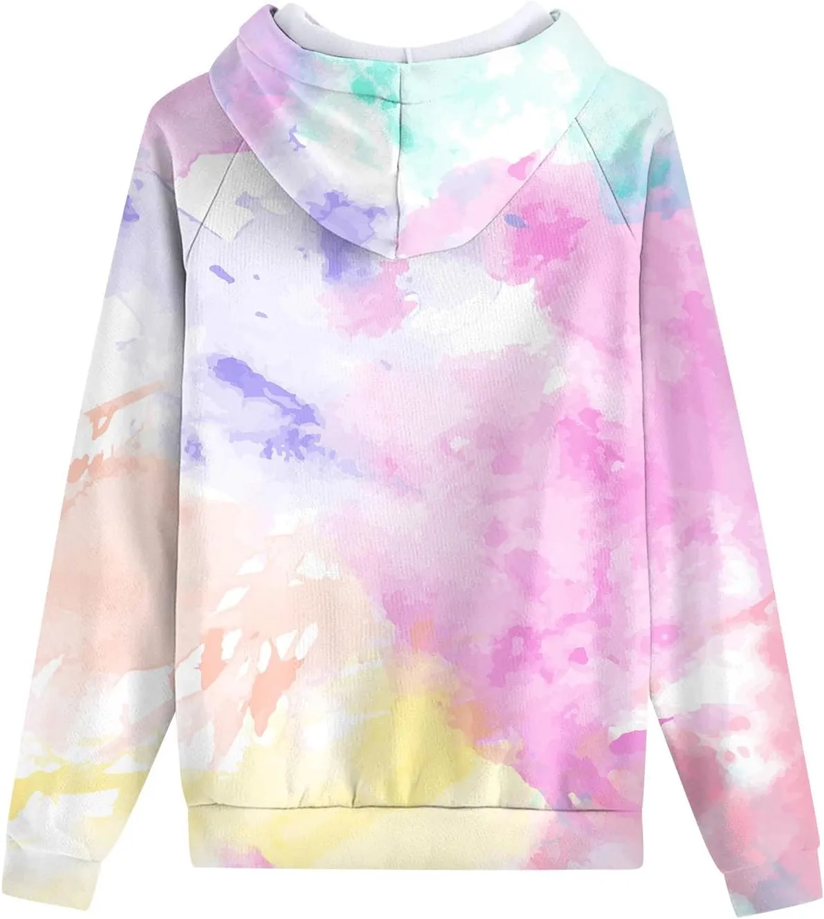 Womens Tie-Dye Sweatshirt Set,2 Piece Sport Outfits Fall Jogging Sport Sweatsuit Casual Long Sleeve Tracksuit