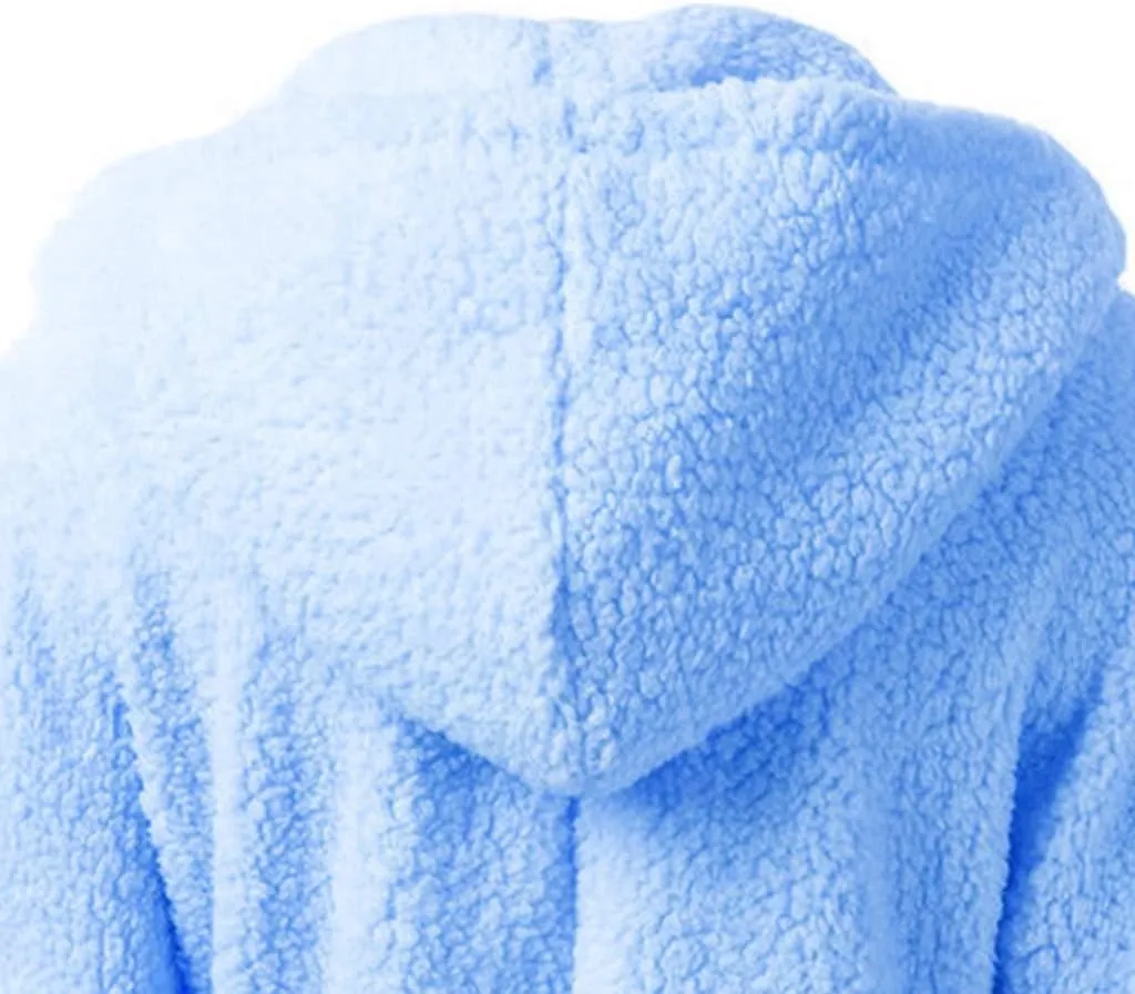 Womens Zip Up Hoodies 2024 Winter Lightweight Fleece Lined Coats Comfy Warm Plus Size Sherpa Jackets with Pockets