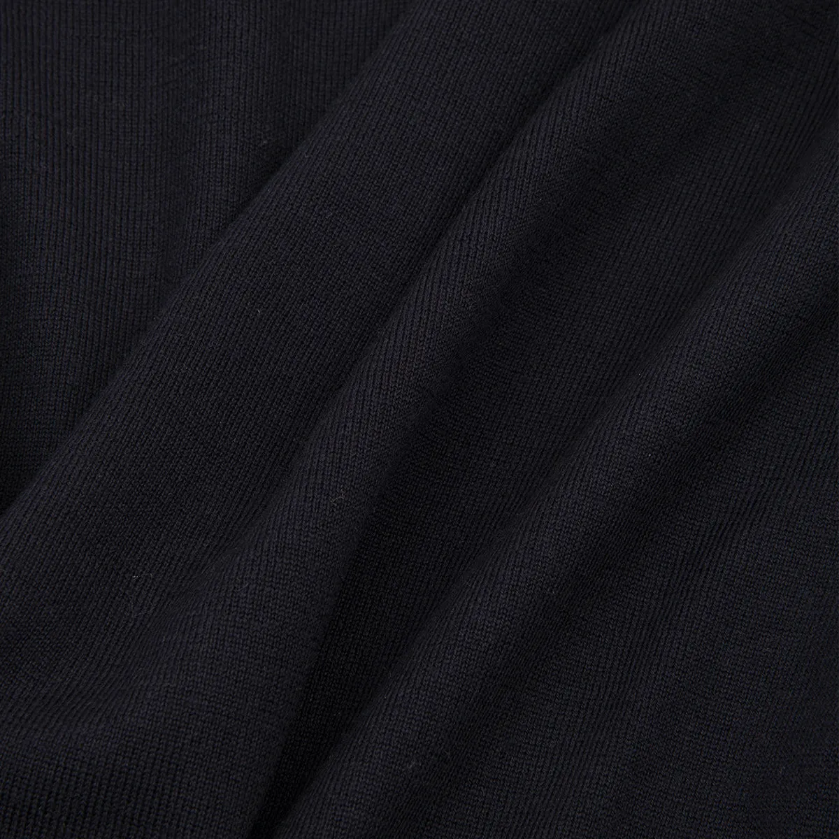 Wool V-Neck Sweater Navy